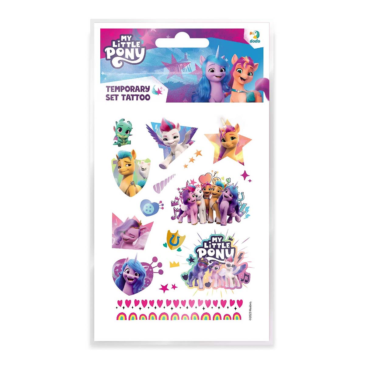 Набір дитячих тимчасових татуювань DoDo My Little Pony Sunny, 200437