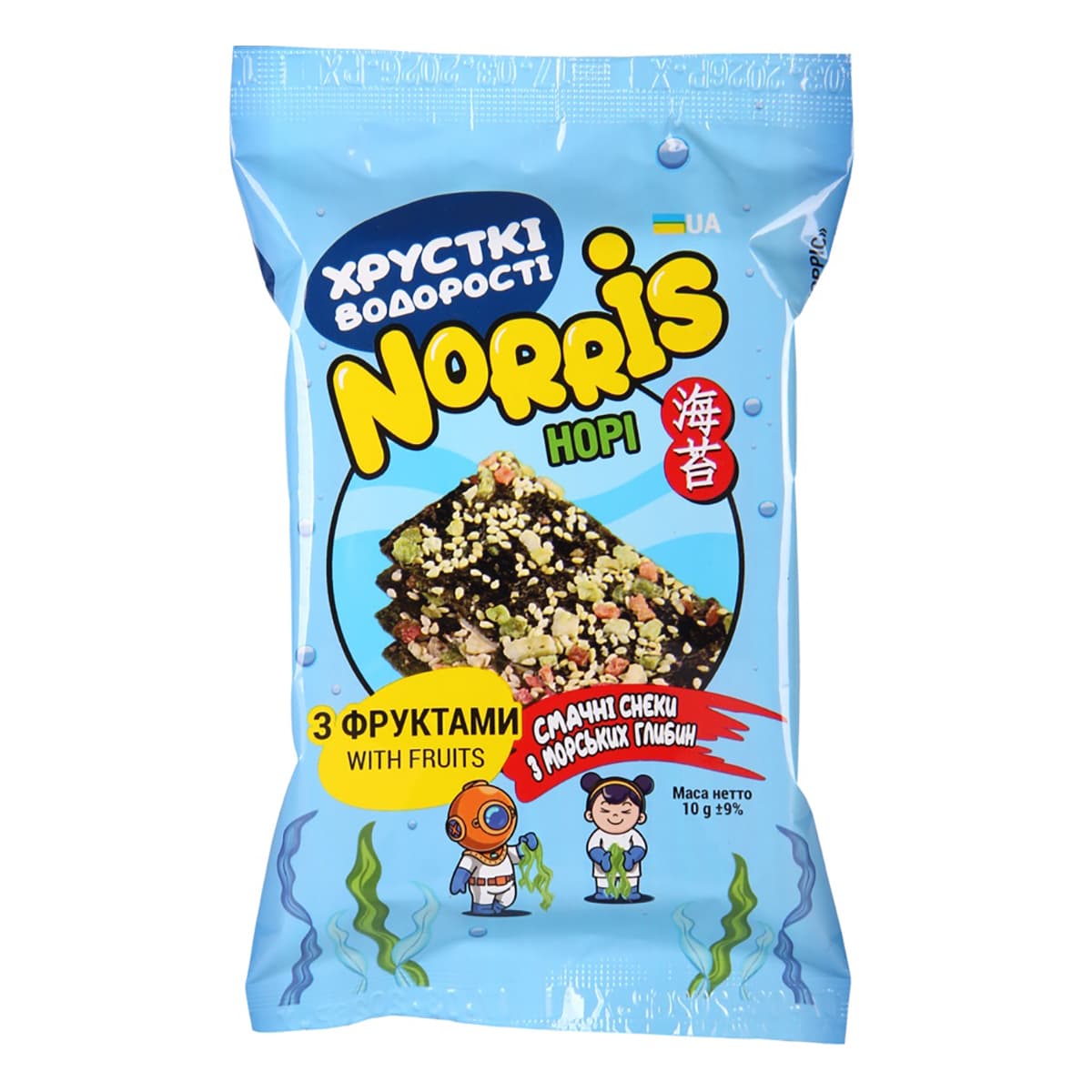 Снек Norris Норі з фруктами 10 г