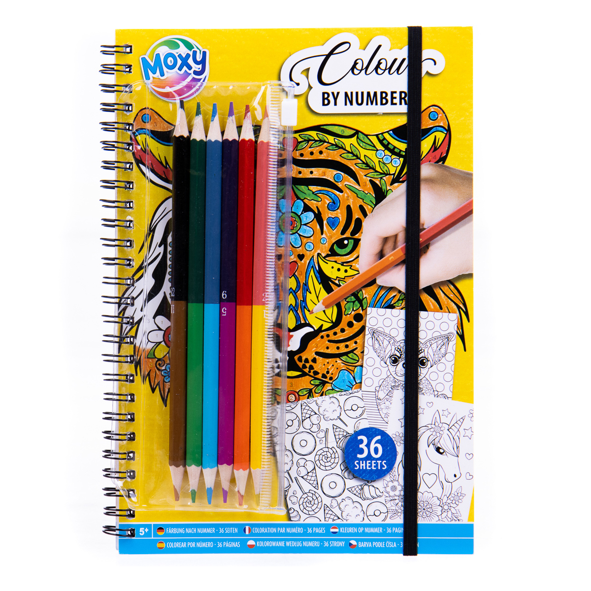 Набір для малювання за номерами Grafix Colour by number, 150081