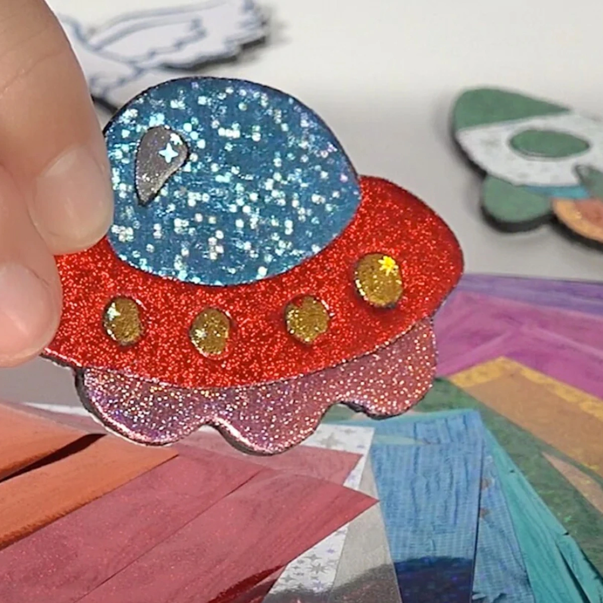 Набір для створення 3D наліпок Marvin's Magic Foil rainbow stickers, MMART001 — фото 4