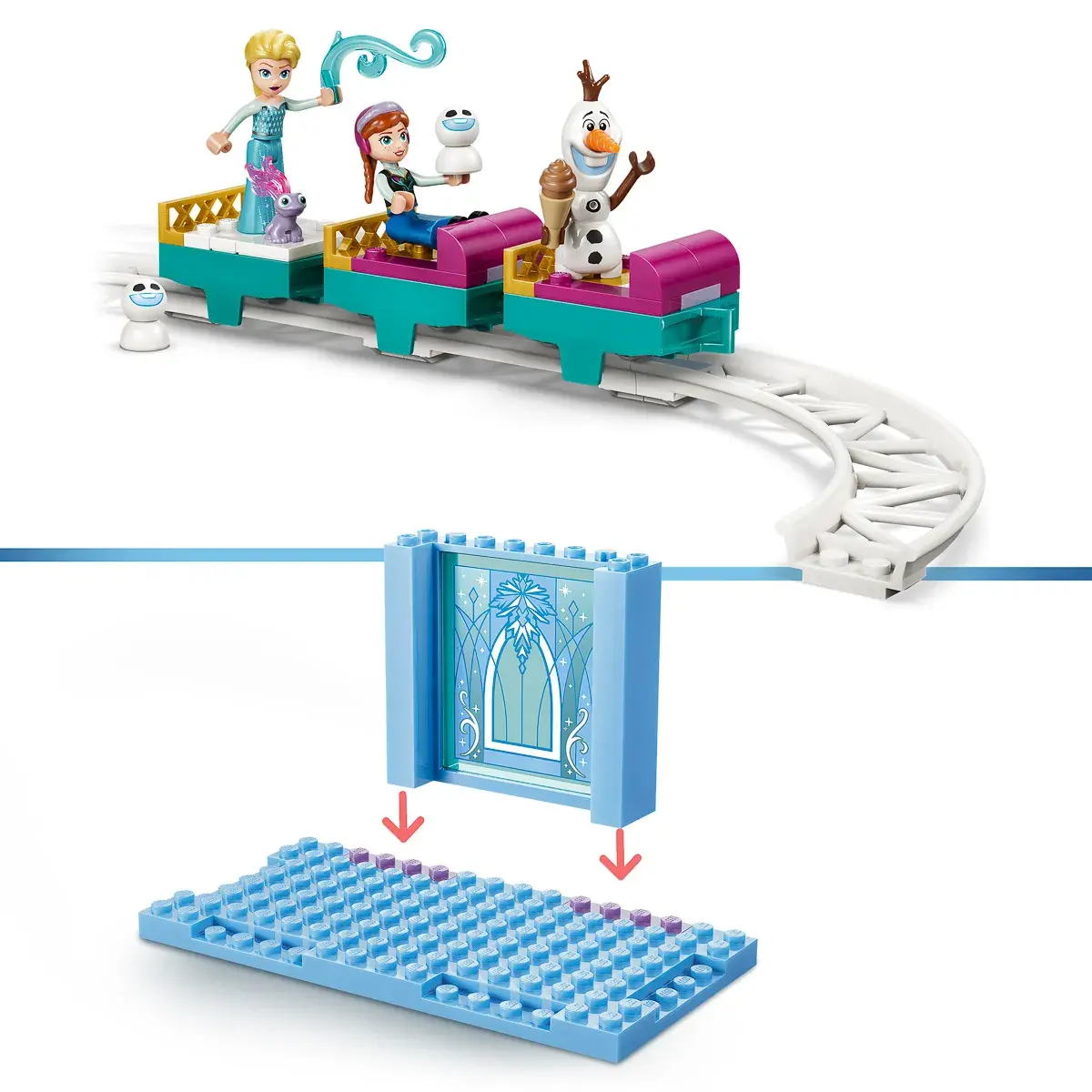 LEGO Disney Princess Крижаний палац Ельзи та веселе катання на санчатах 43281 — фото 17