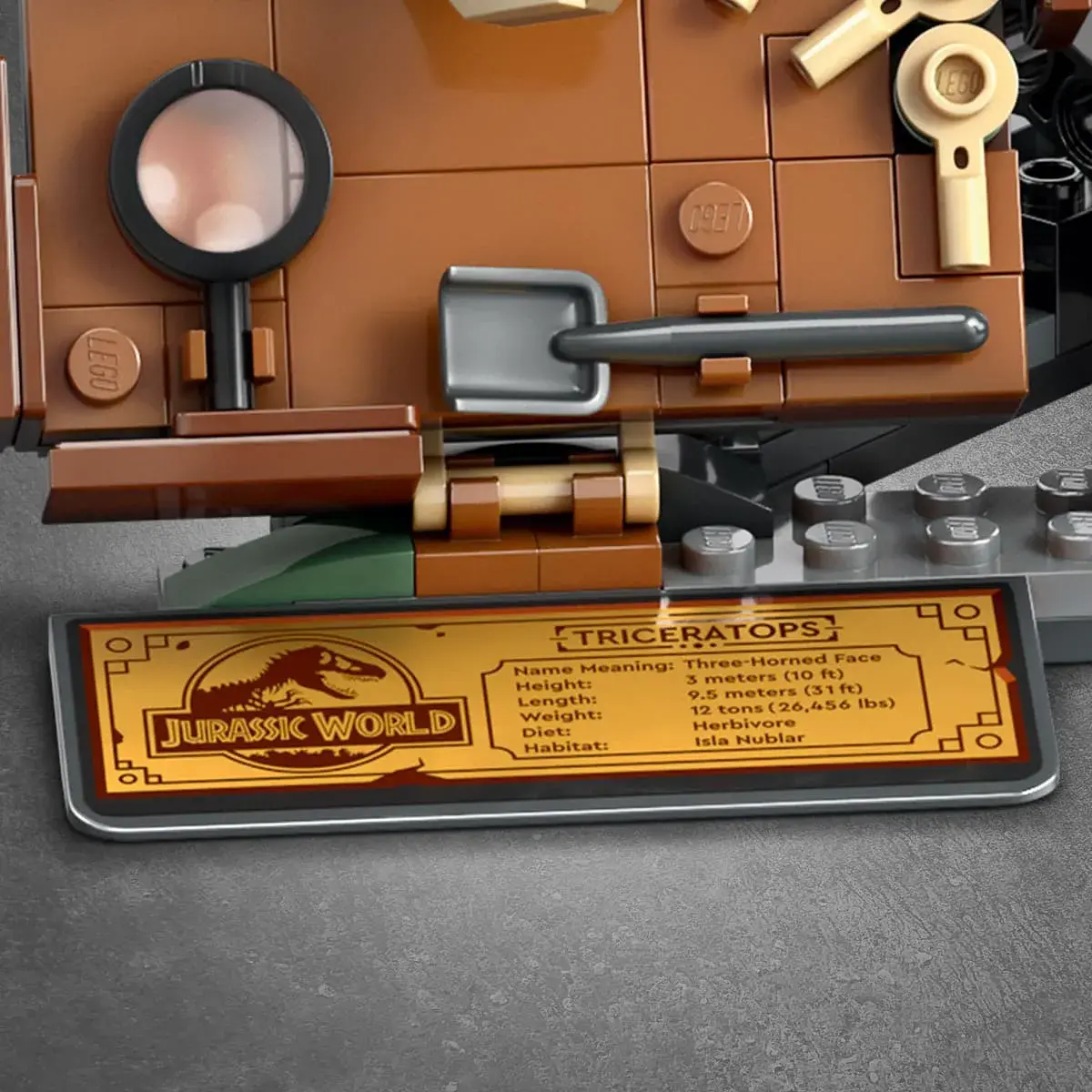 LEGO Jurassic World Скам'янілості динозаврів: череп трицератопсу 76969 — фото 5