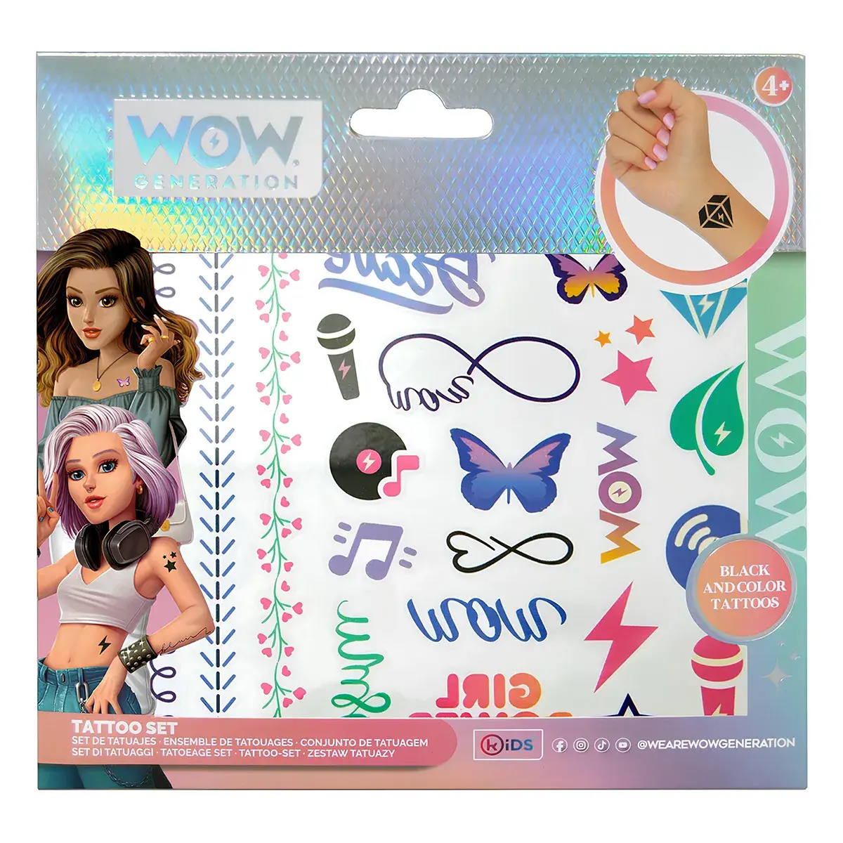 Набір тату Wow Generation Tattoo Set 2 шт (WOW00016)