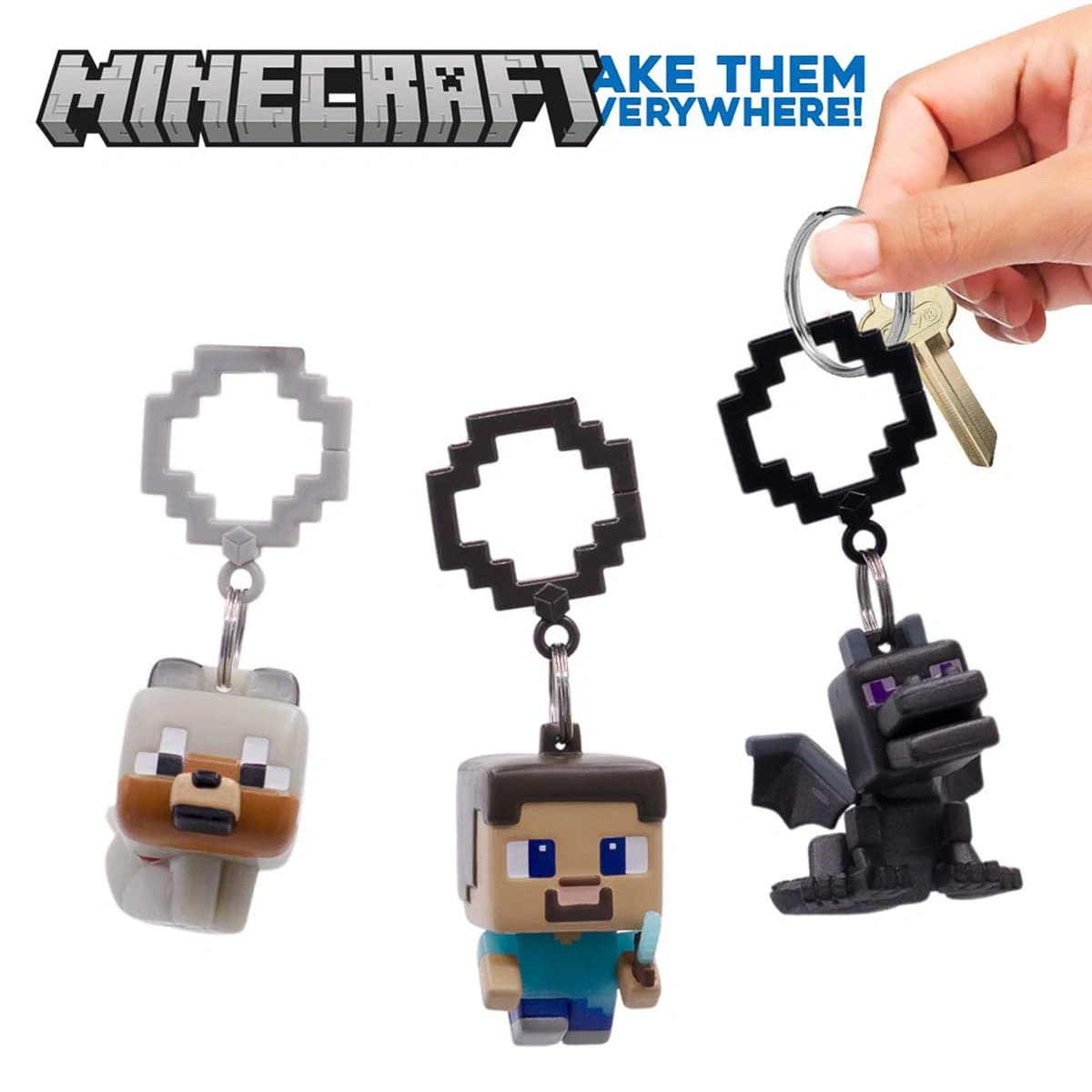 Фігурка-сюрприз Minecraft Series 3 з підвіскою, JTMIN-35198 — фото 9