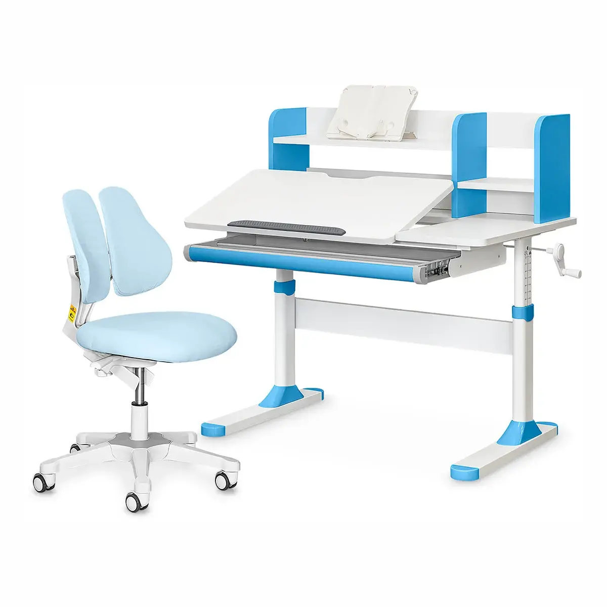 Комплект Evo-Kids Стіл Крісло (TH-330 W/BL + Y-208 KBL)