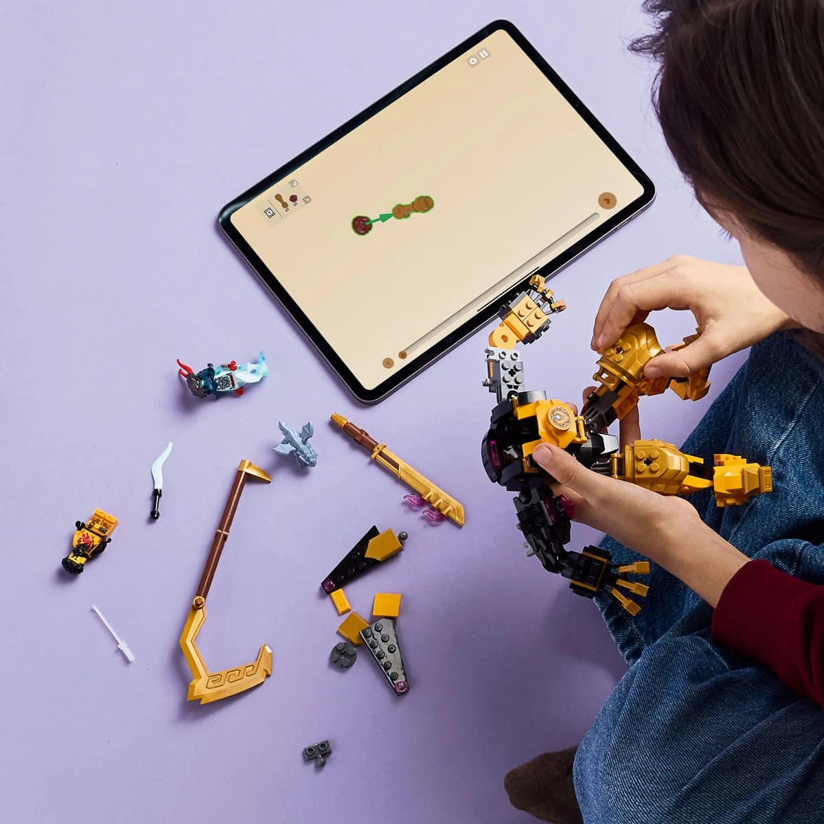 LEGO NINJAGO Бойовий робот Арін Спін-джитсу 71839 — фото 3