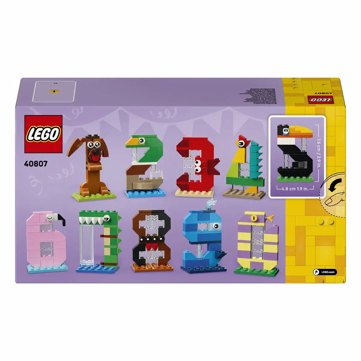 LEGO Iconic Цифри на день народження 40807 — фото 8