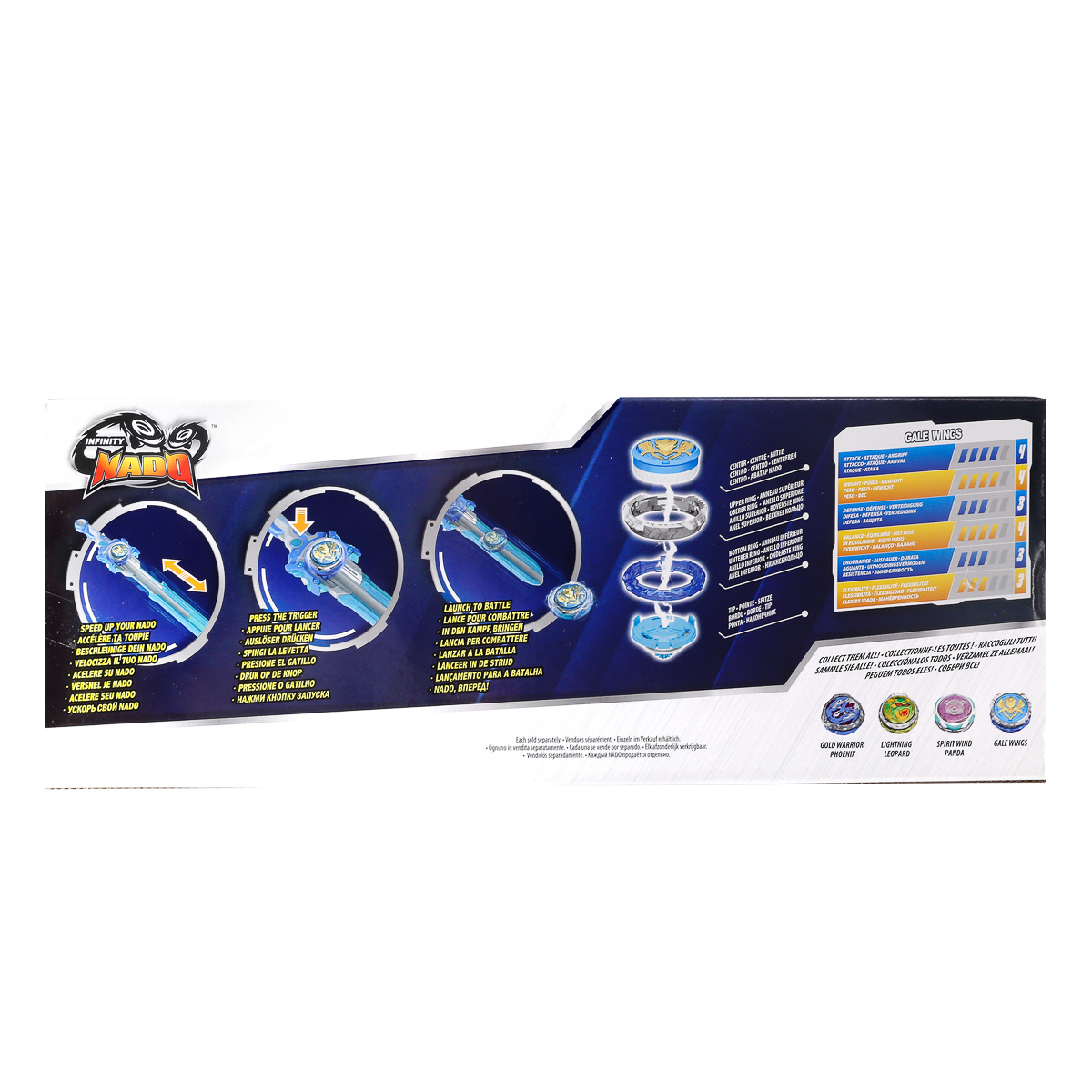 Дзиґа Infinity Nado VI Power Pack Gale Wings, EU654118 — фото 2