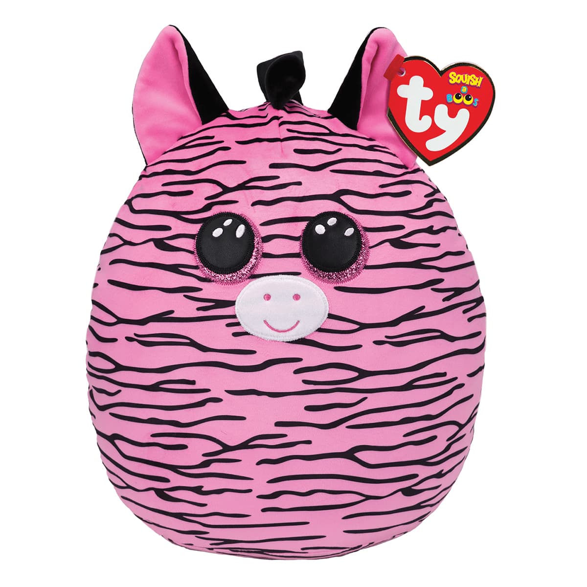 М'яка іграшка-подушка TY Squish a boos Zebra Zoey 20 см, 39294