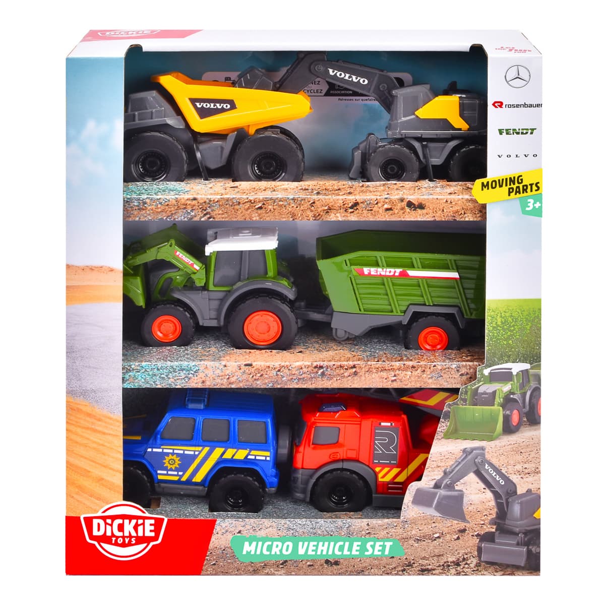 Набір Dickie Toys Micro Vehicle Set