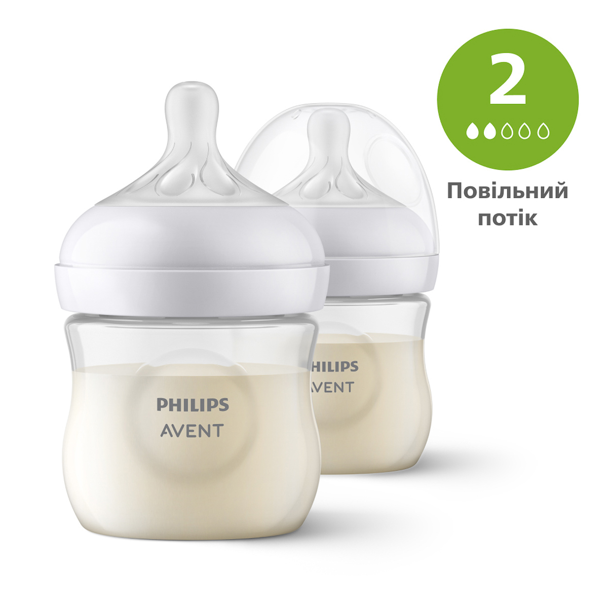 Пляшечка Philips Avent Natural Response 125 мл, 2 шт SCY900/02