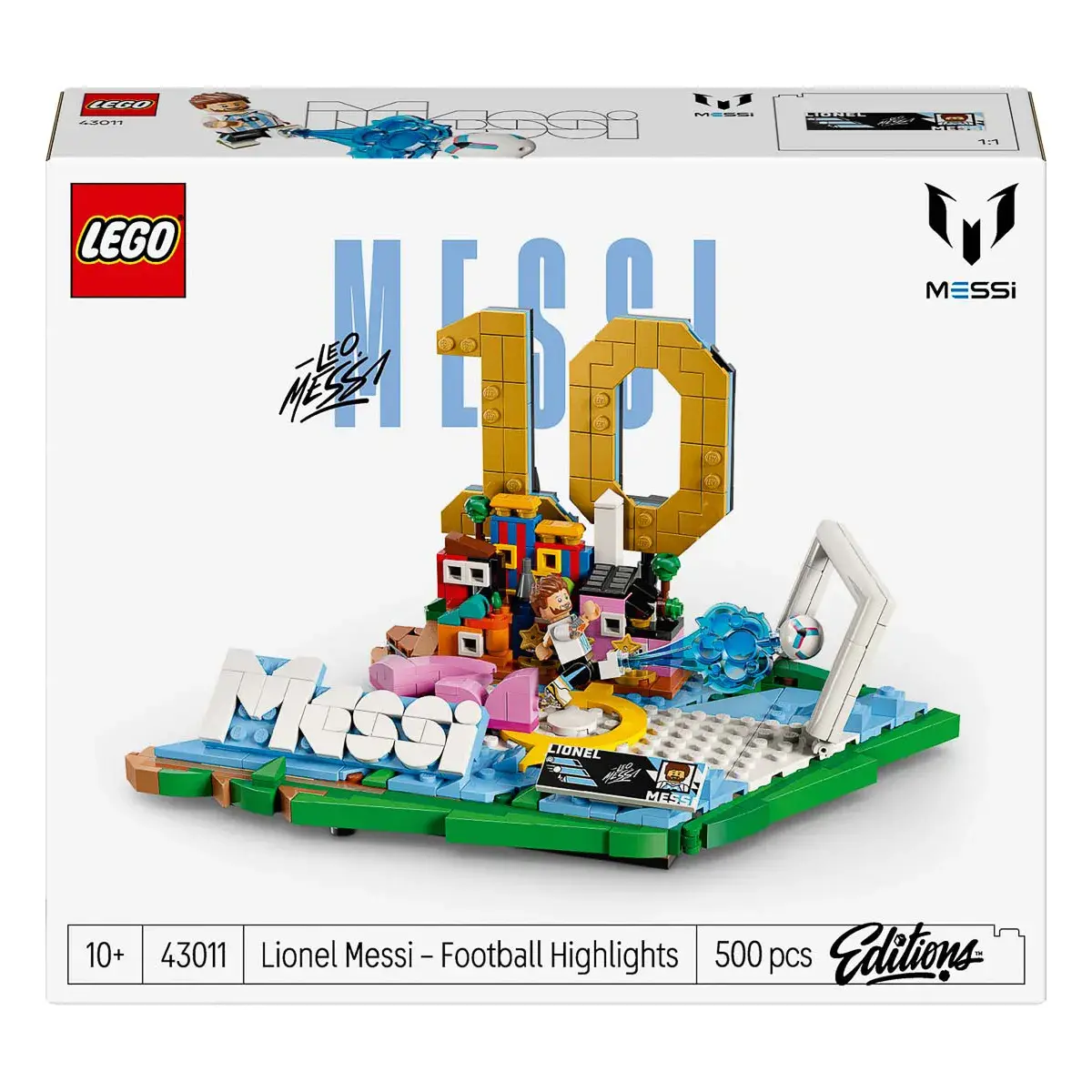 LEGO Editions Football Ліонель Мессі — найкращі моменти футбольних матчів 43011