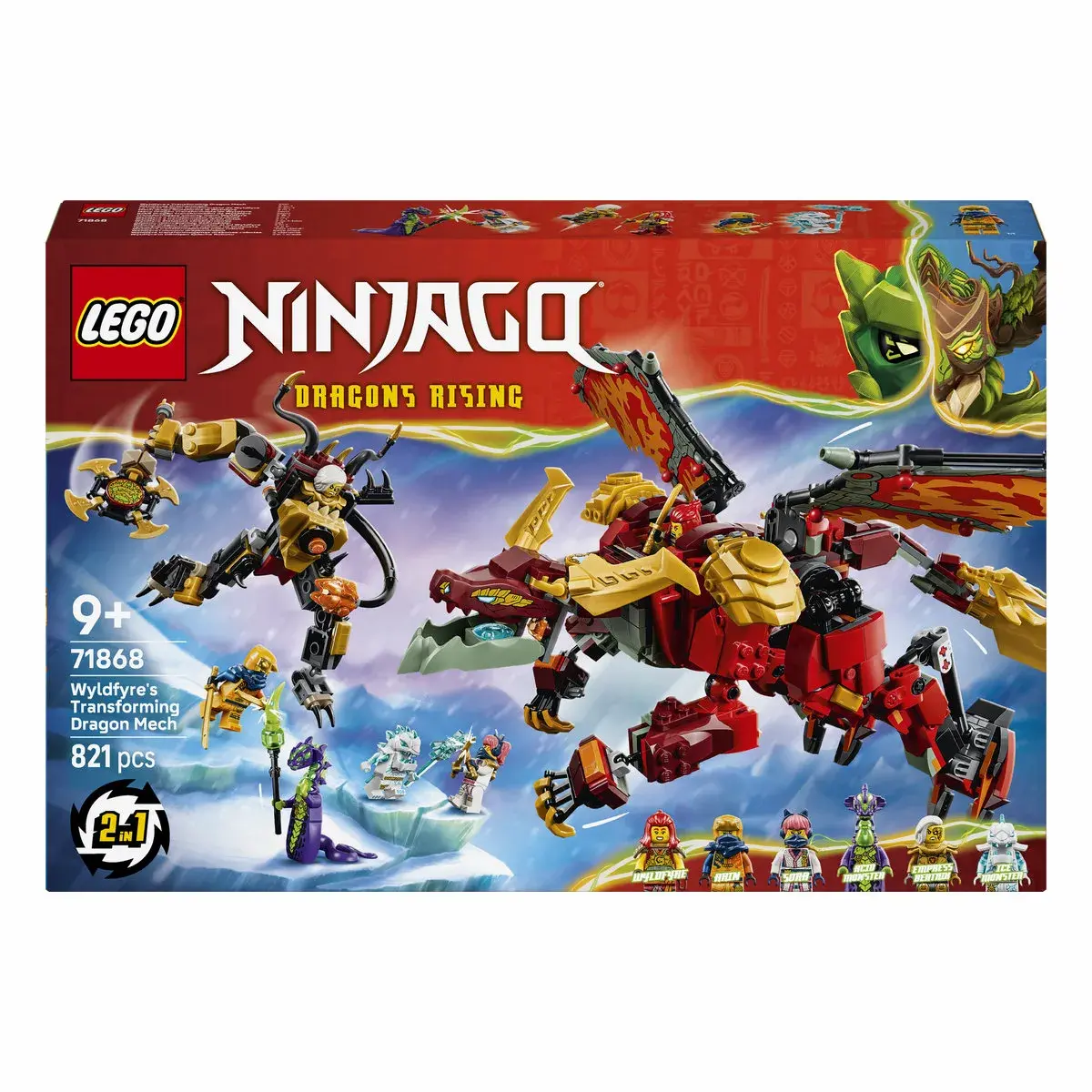 LEGO Ninjago Дракон-трансформер Вайлдфаєр 71868