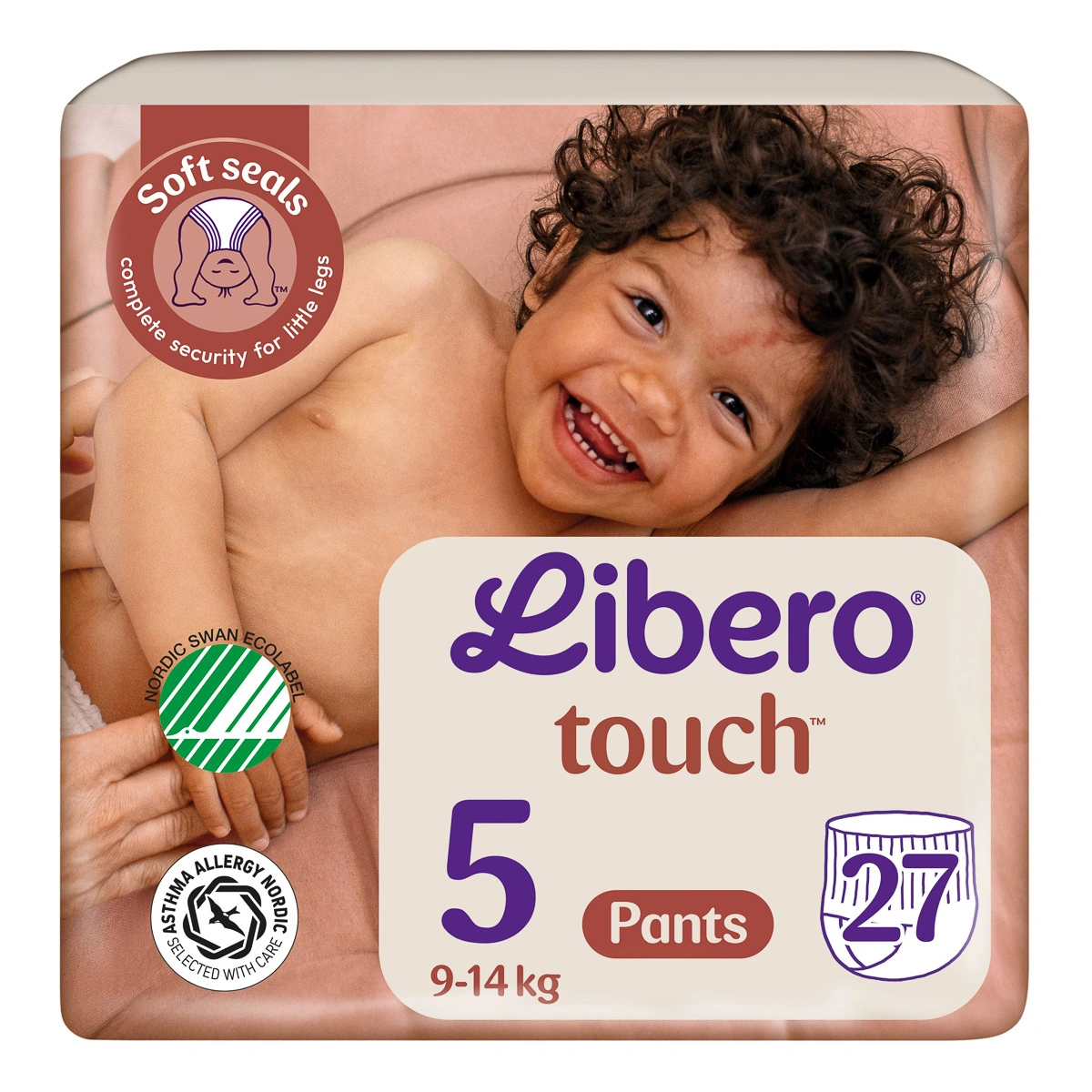 Трусики Libero Touch 5 10-14 кг 27 шт (80090)