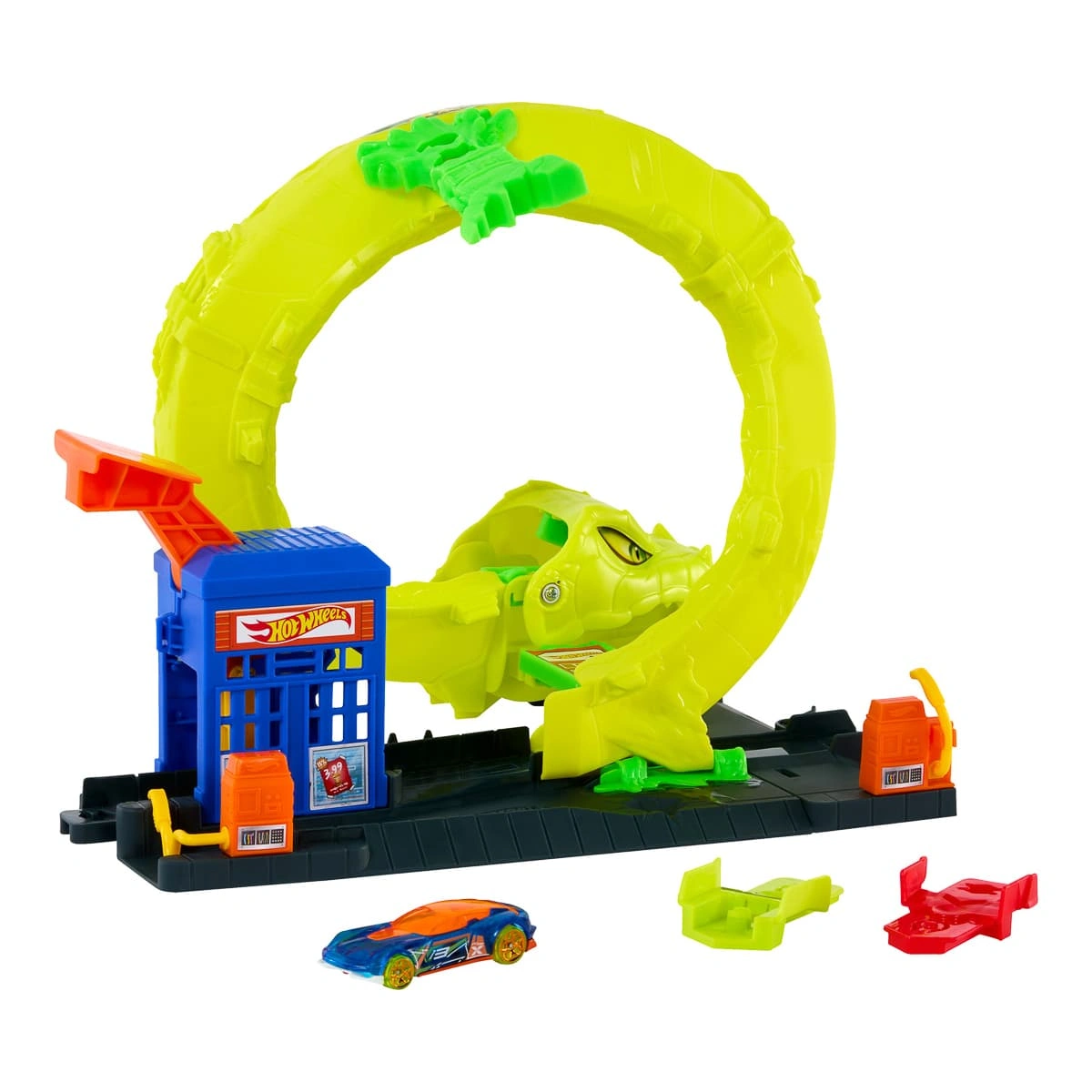 Ігровий набір Hot Wheels Небезпечні створіння Спіральна атака змії