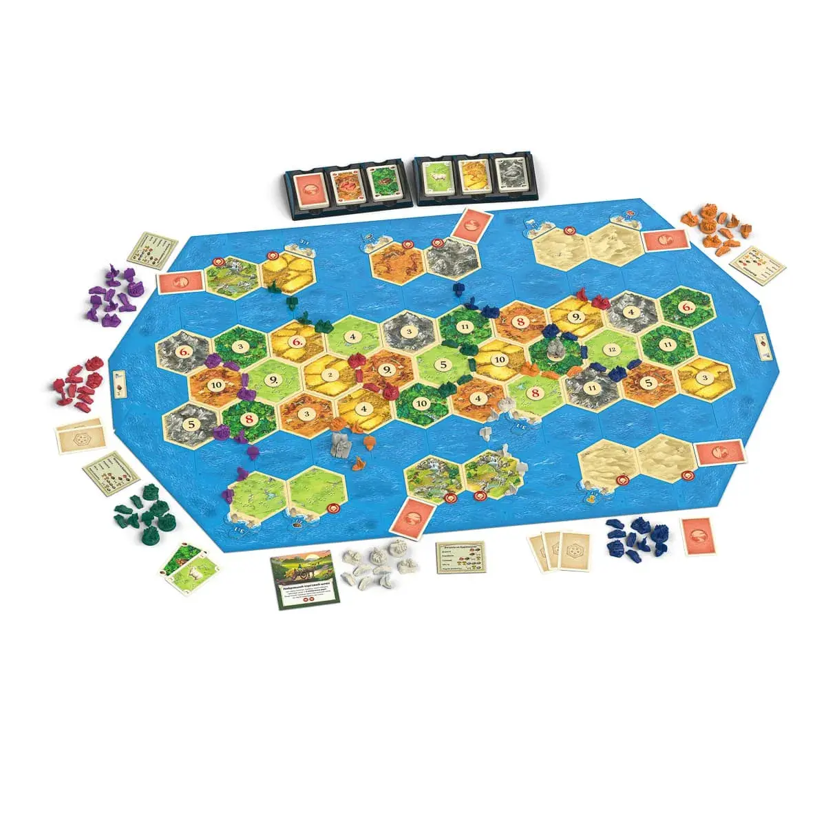 Настільна гра Rozum Catan Мореплавці. Доповнення для 5-6 гравців (укр), R103UA — фото 3