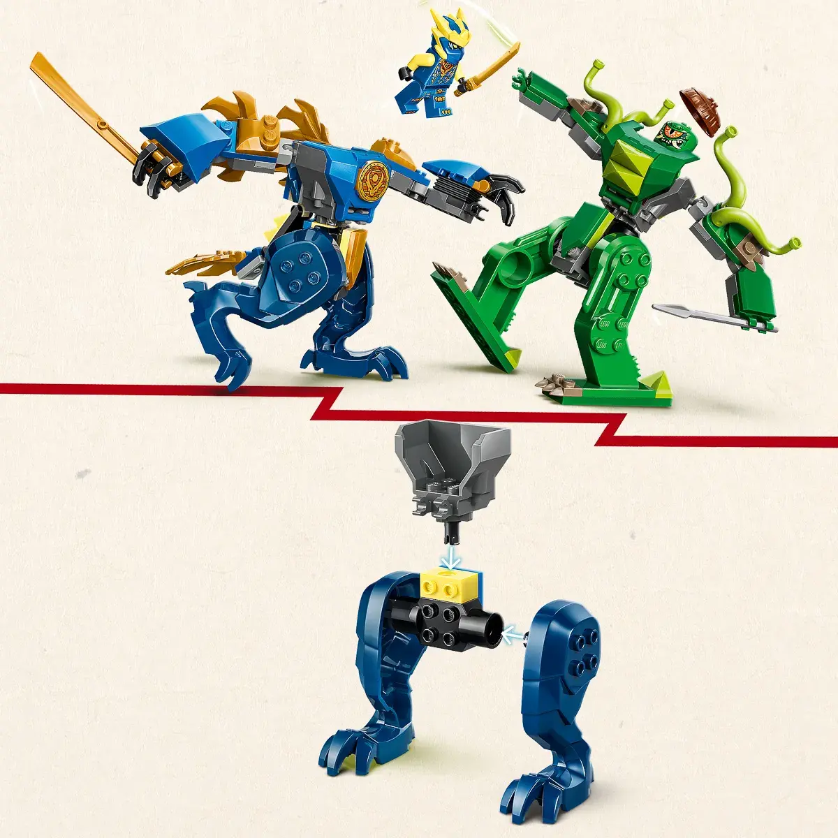 LEGO NINJAGO Битва робота дракона Джея 71853 — фото 8