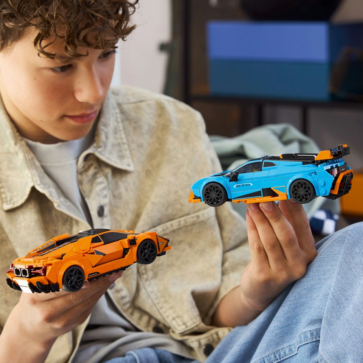 LEGO Speed Champions Lamborghini Revuelto та Huracán STO 77238 — фото 3