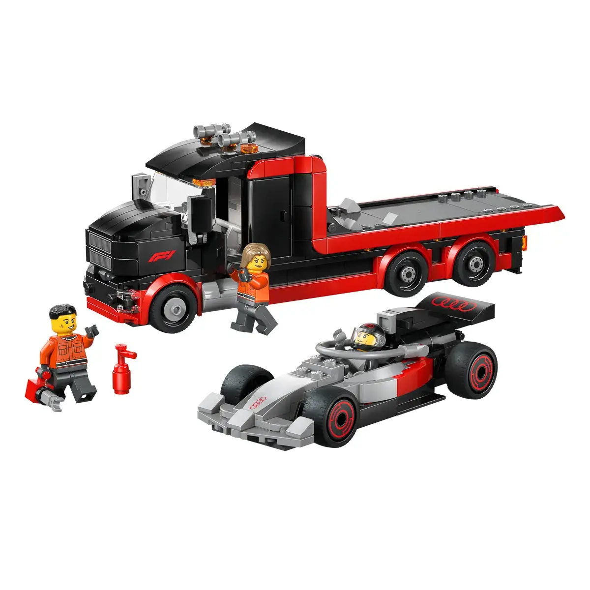 LEGO City Вантажівка для демонстрації F1 із перегоновим автомобілем Audi 60493 — фото 8