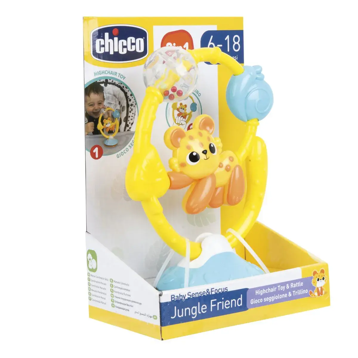 Брязкальце на присосці 2 в 1 Chicco Тропічний друг 11820.00 — фото 2