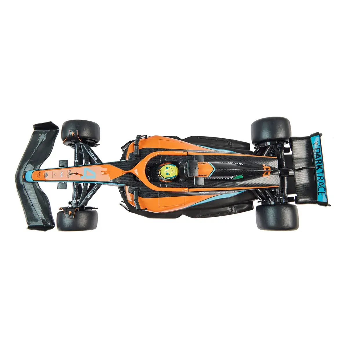 Машинка на р/к Rastar McLaren F1 W11 MCL36 1:12 помаранчевий (4540046) — фото 9