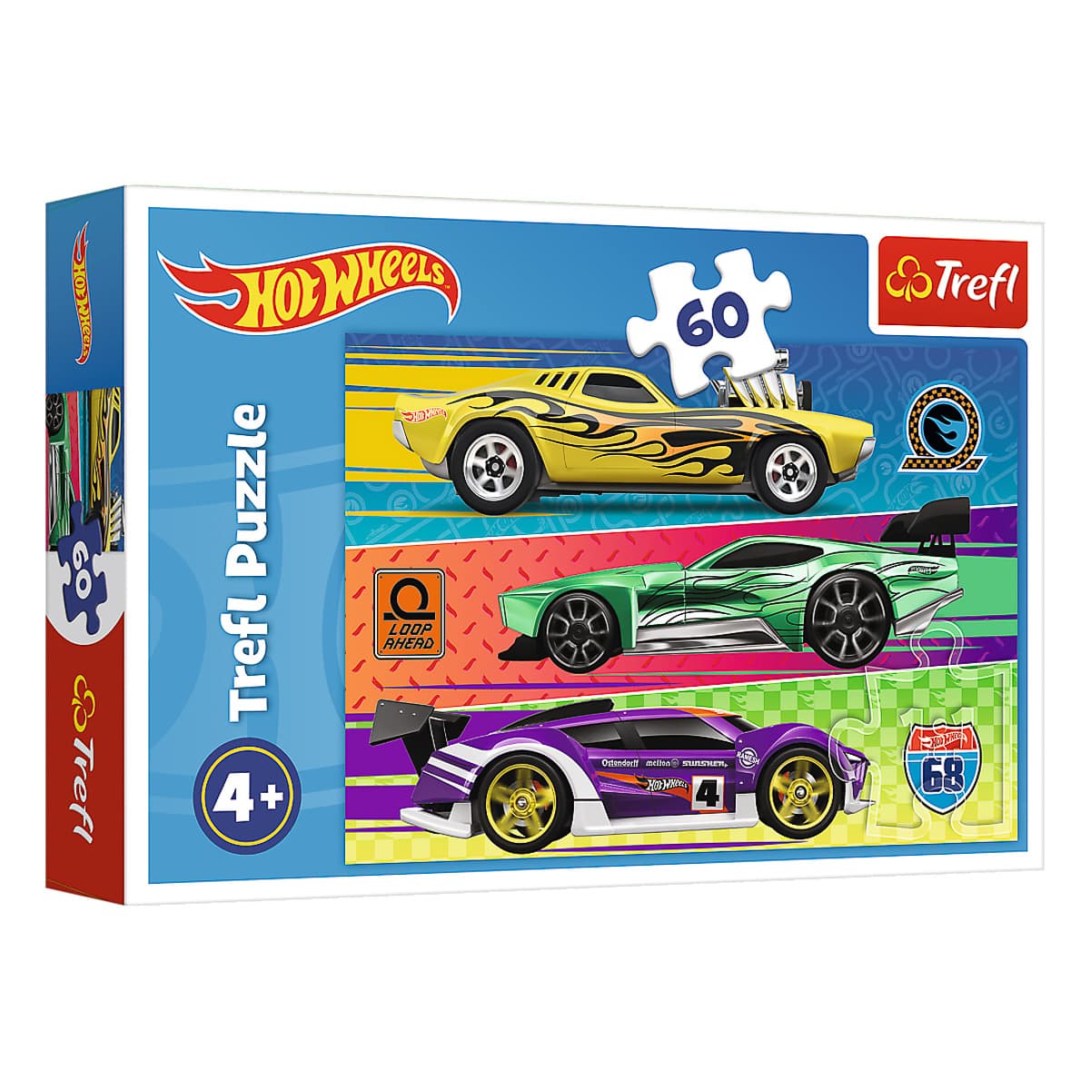 Пазл Trefl Hot Wheels Neon Collection 60 ел, 17389