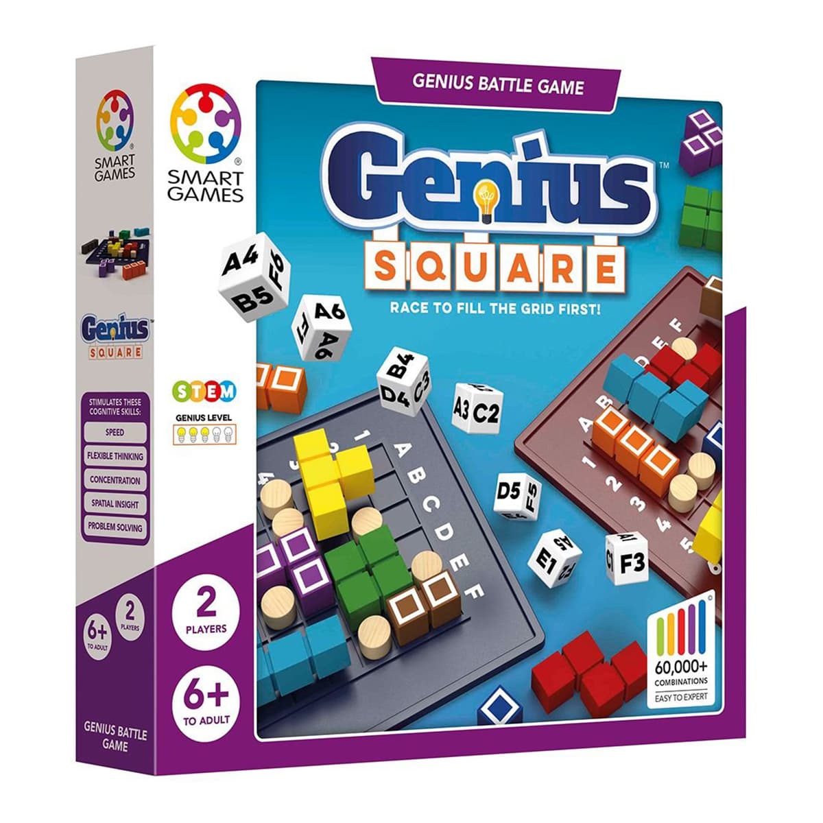 Настільна гра Smart Games Genius square (англ), SGHP001