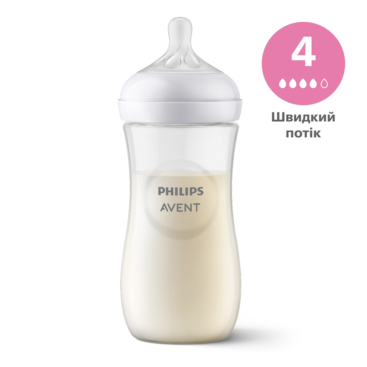 Пластикова пляшечка Philips Avent Natural Природний потік 330 мл SCY906/01