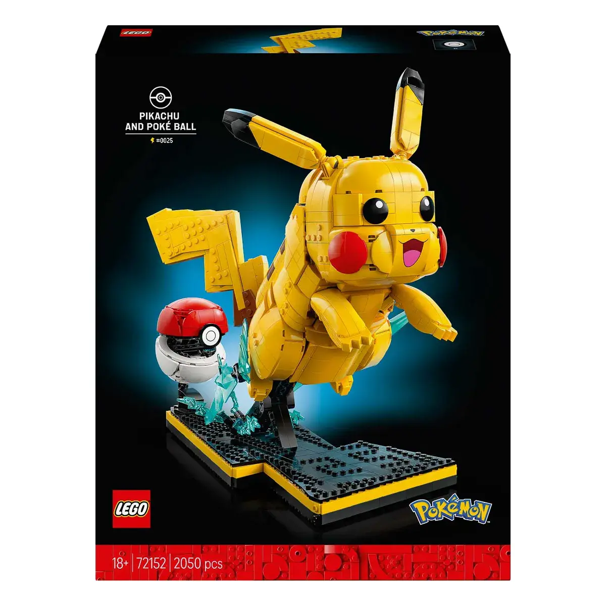 LEGO Pokemon Пікачу й покебол 72152