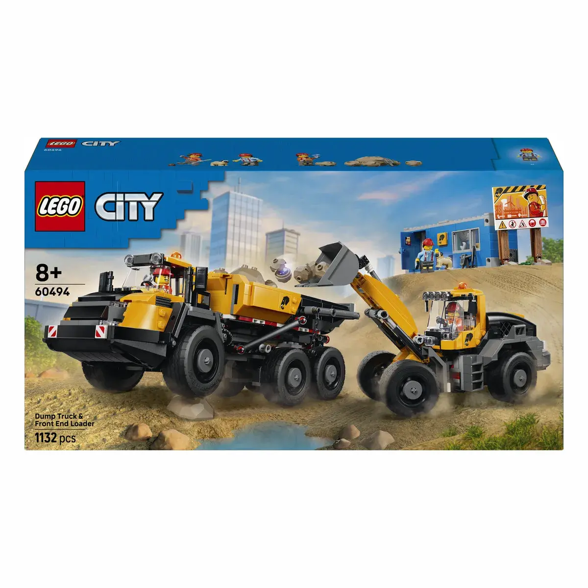 LEGO City Самоскид і фронтальний ковшовий навантажувач 60494