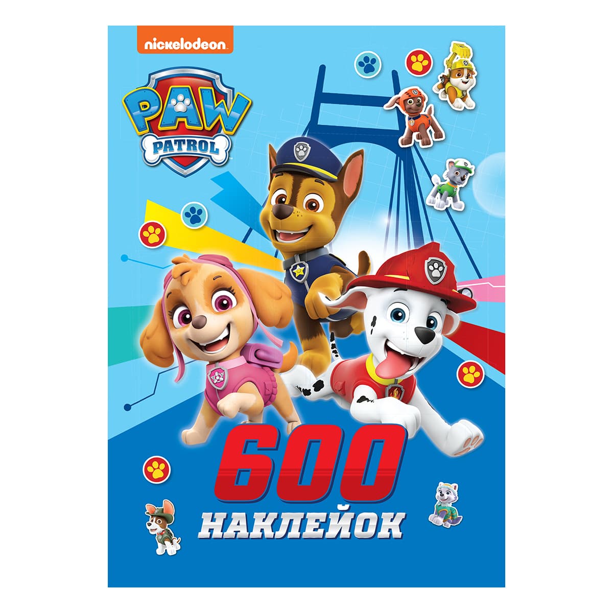 Набір наклейок Paw Patrol 600 наклейок, 123358
