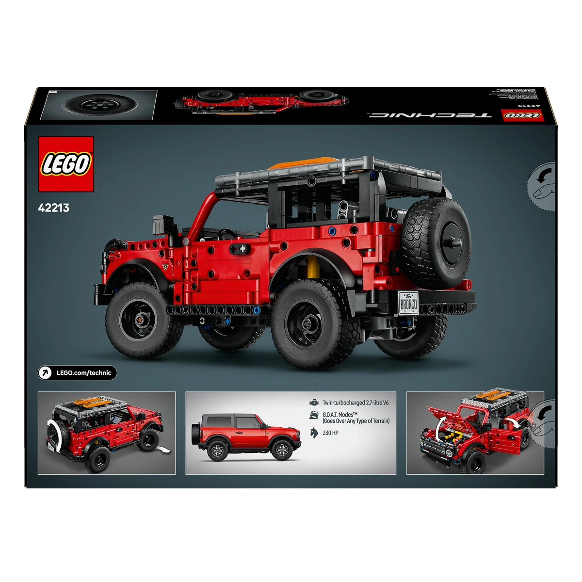 LEGO Technic Позашляховик Ford Bronco 42213 — фото 5