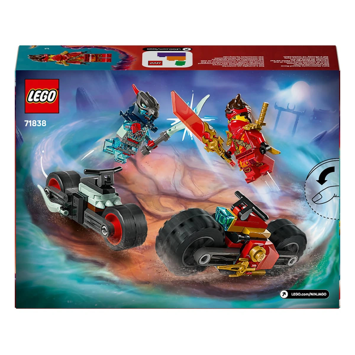 LEGO NINJAGO Швидкісні перегони Кая на мотоциклі 71838 — фото 10