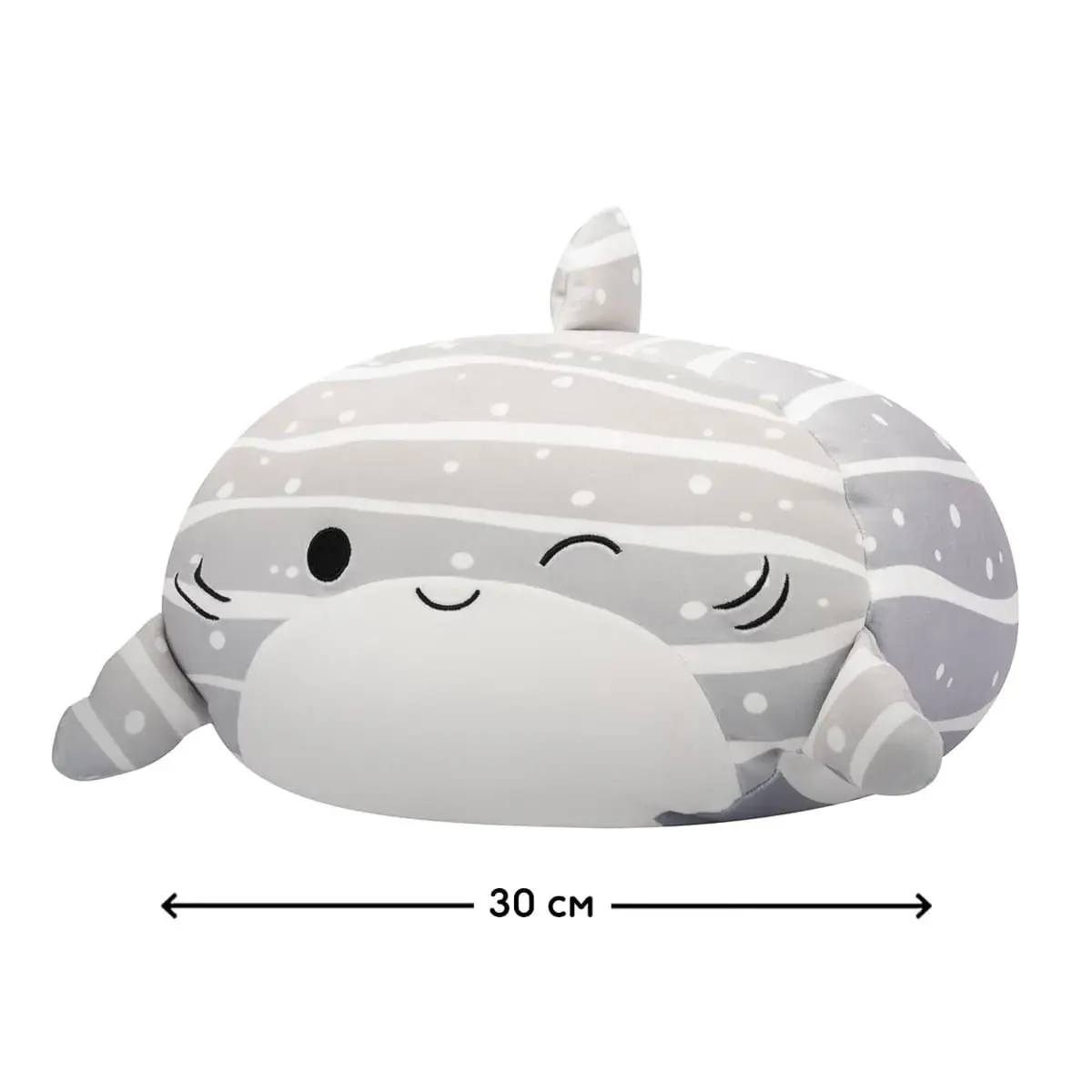 М'яка іграшка Squishmallows Китова акула Сачі 30 см, SQCR06550 — фото 7