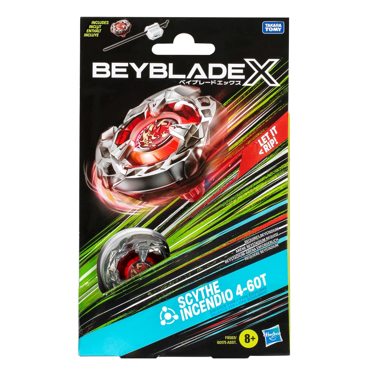 Набір Beyblade X Scythe Incendio з пусковим механізмом, G0175 — фото 2