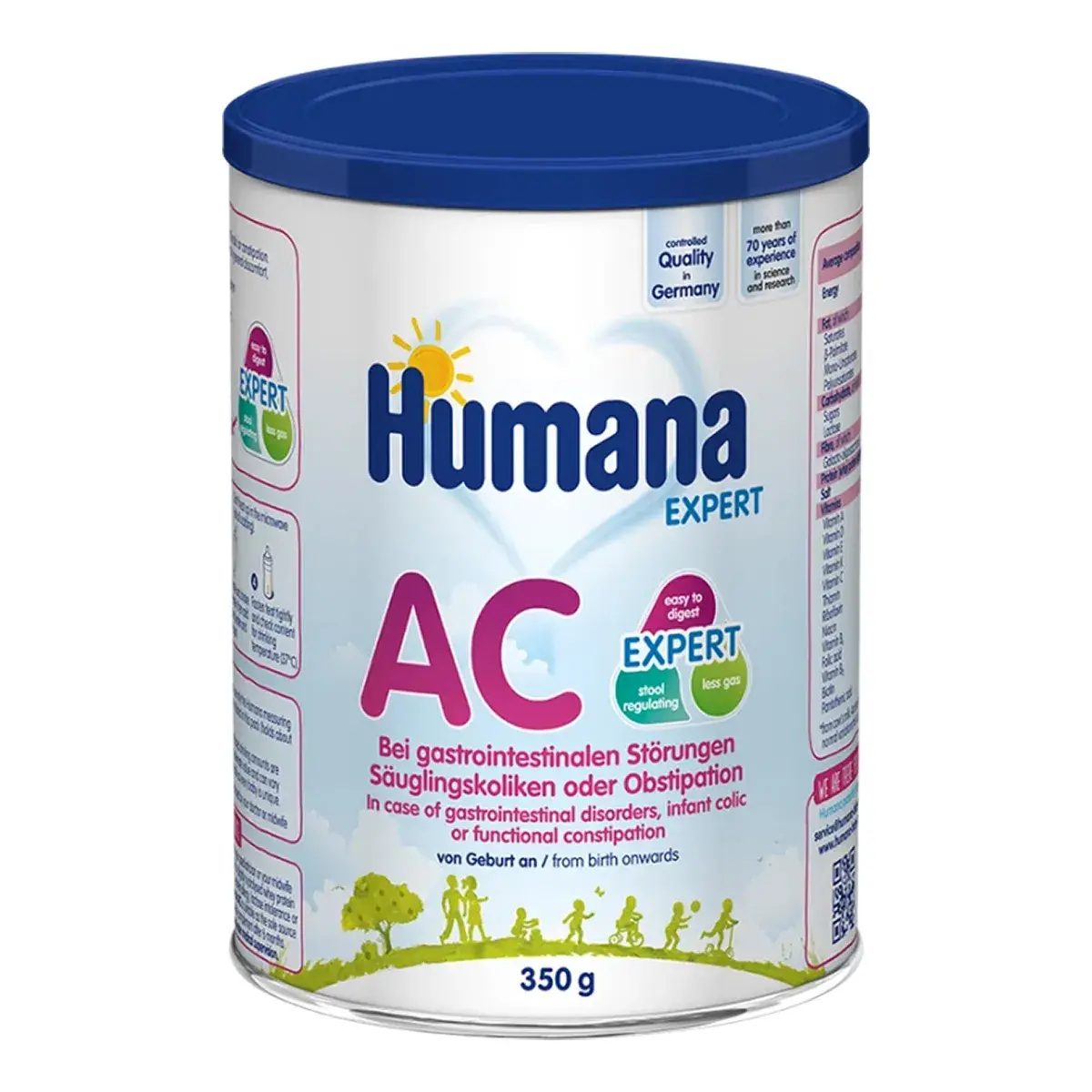 Суміш суха молочна Humana AC Expert при шлунково-кишкових розладах з народження і старше 350 г
