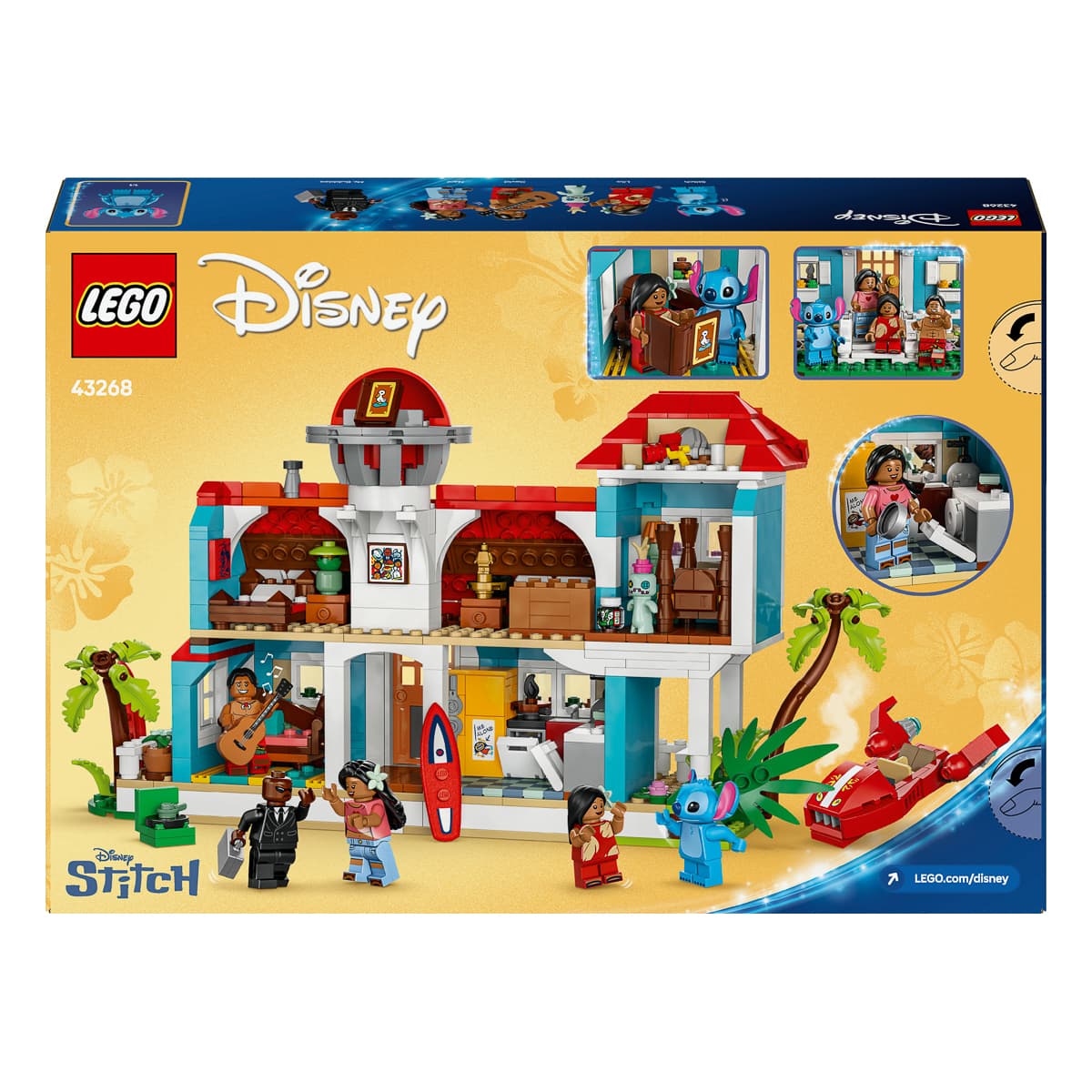 LEGO Disney Пляжний будинок Ліло і Стіч 43268 — фото 9