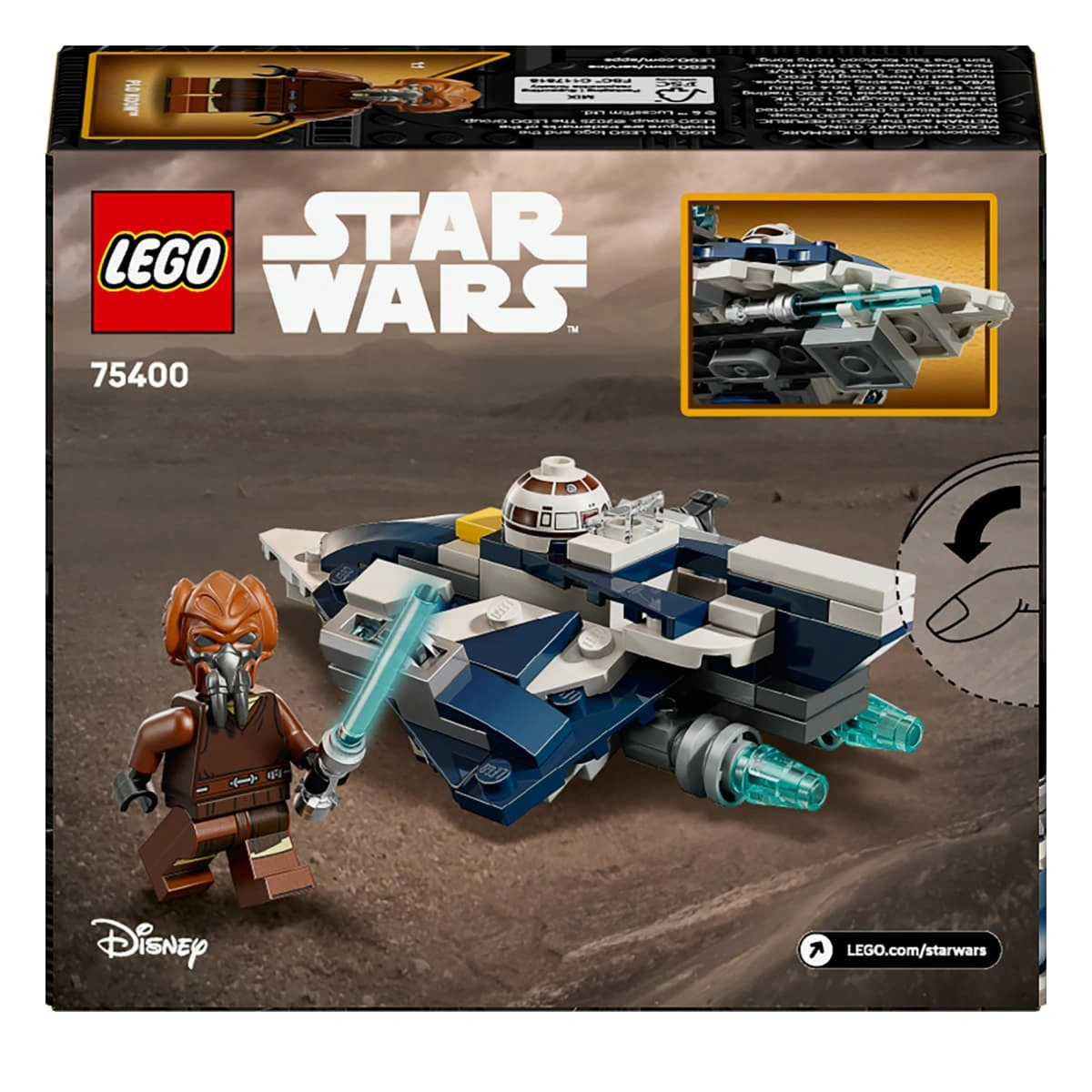 LEGO Star Wars Джедайський зоряний мікровинищувач Пло Куна 75400 — фото 10