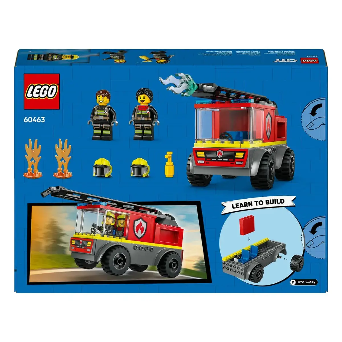 LEGO City Пожежна машина з драбиною 60463 — фото 9