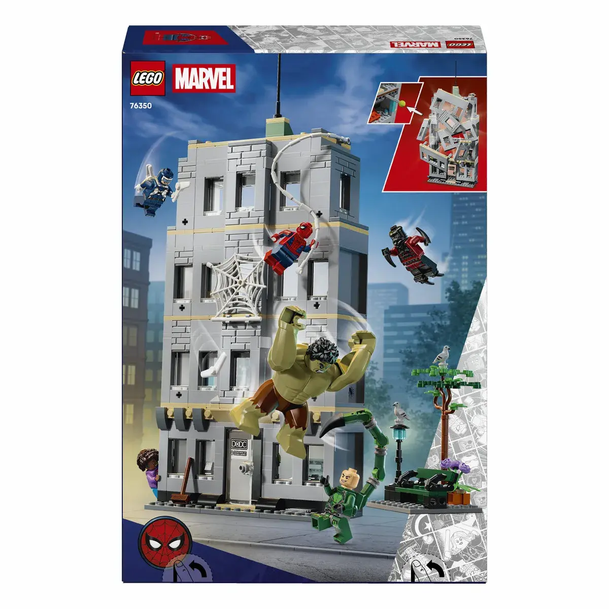 LEGO Super Heroes Marvel Епічна сутичка: Людина-павук проти Халка 76350 — фото 8