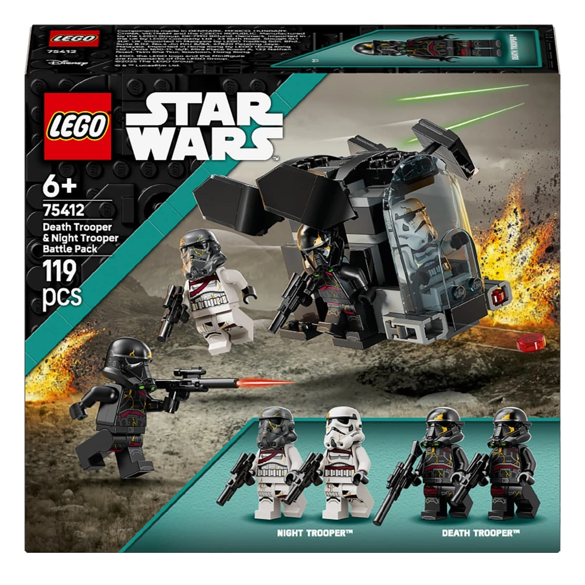 LEGO Star Wars Бойовий набір «Боєць смерті і Нічний піхотинець» 75412