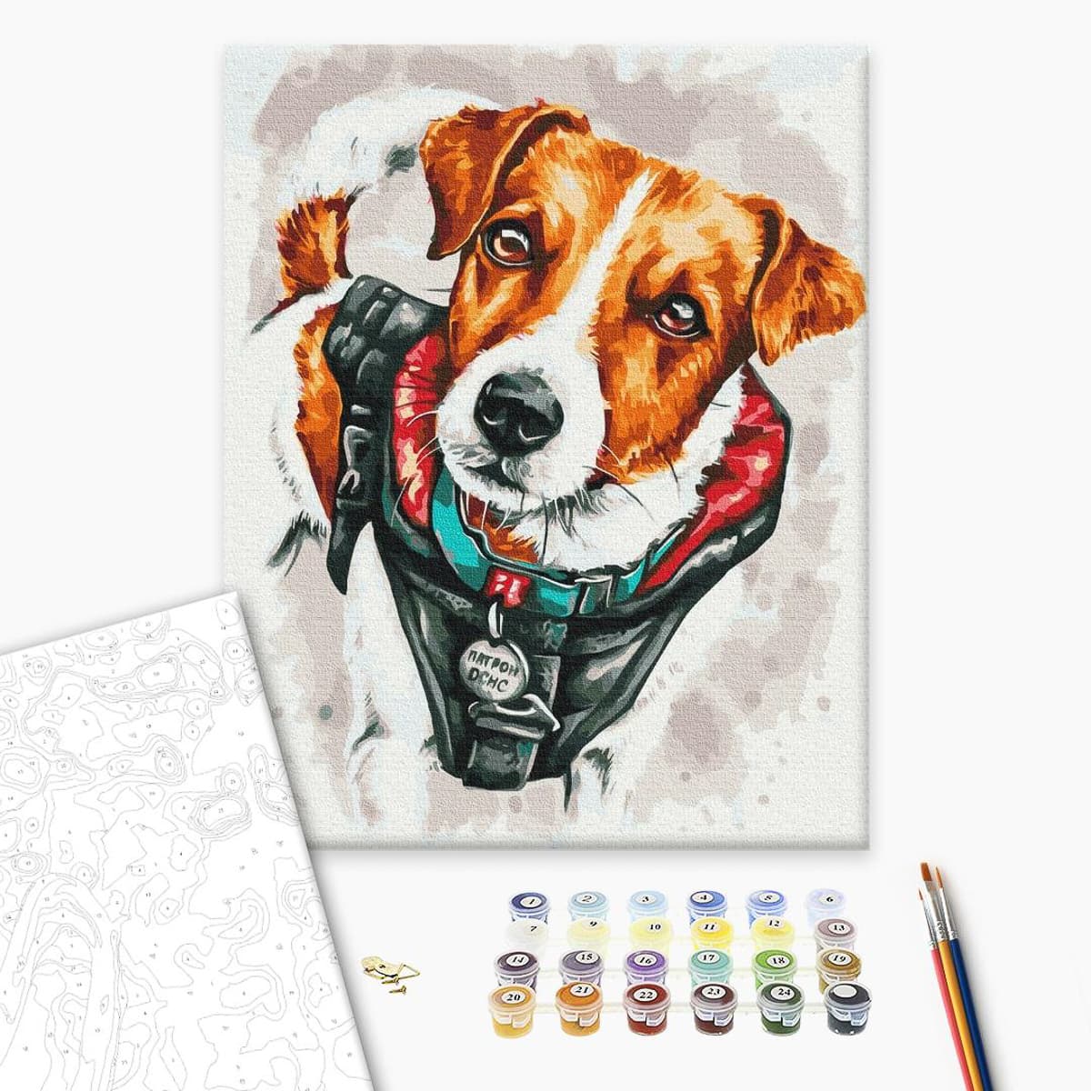 Картина за номерами Brushme Патрон захисник, BS53221