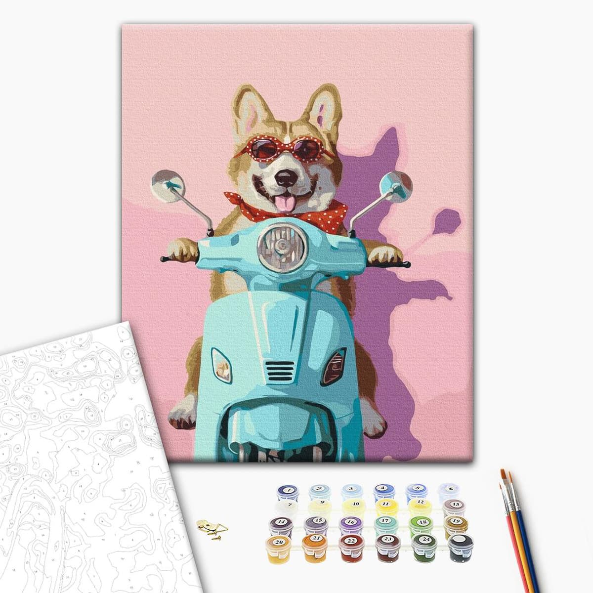 Картина за номерами Brushme Римські канікули, BS53616