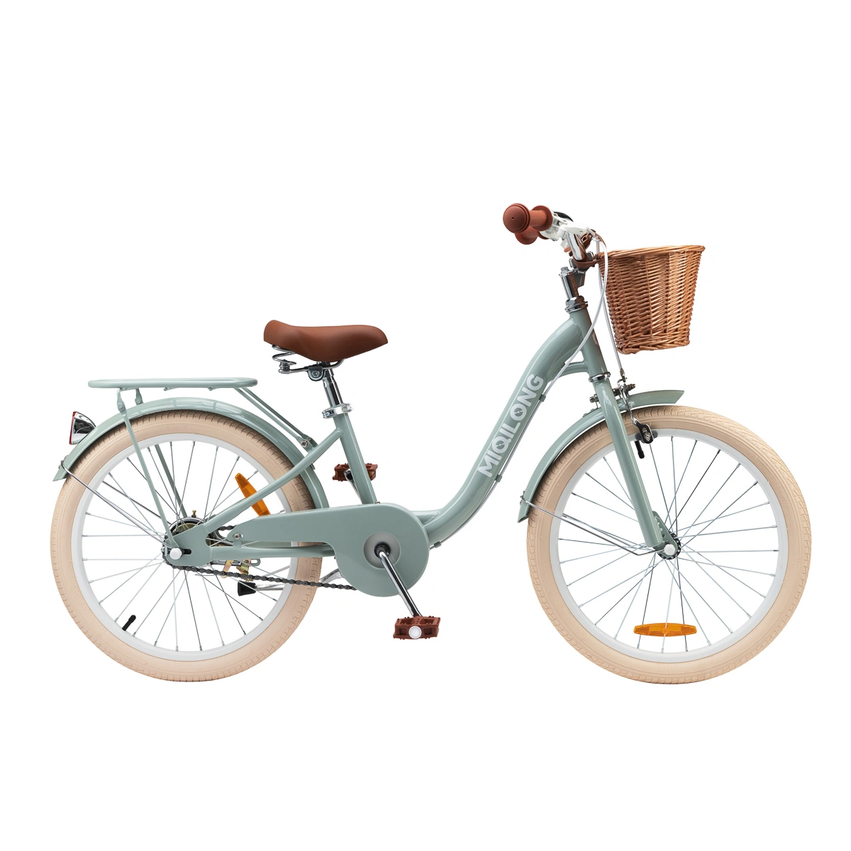 Велосипед Miqilong LS 20” оливковий, RBB-LS20-OLIVE