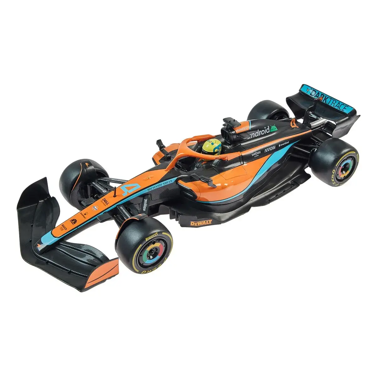Машинка на р/к Rastar McLaren F1 W11 MCL36 1:12 помаранчевий (4540046) — фото 3