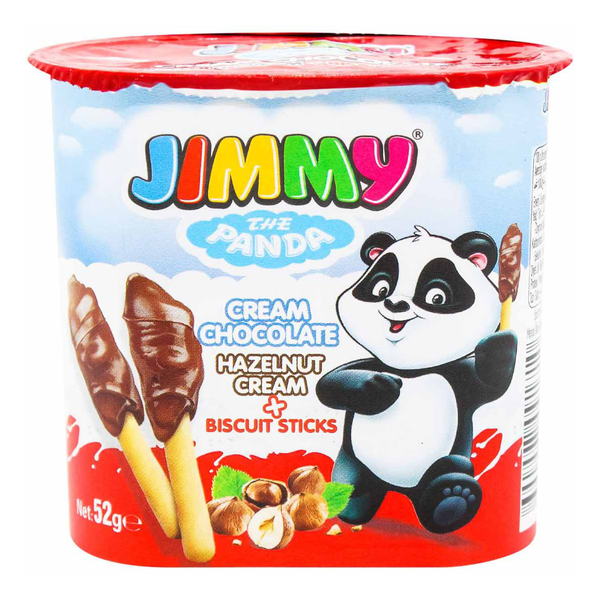 Шоколадний крем з бісквітними паличками Jimmy Nuts 52 г