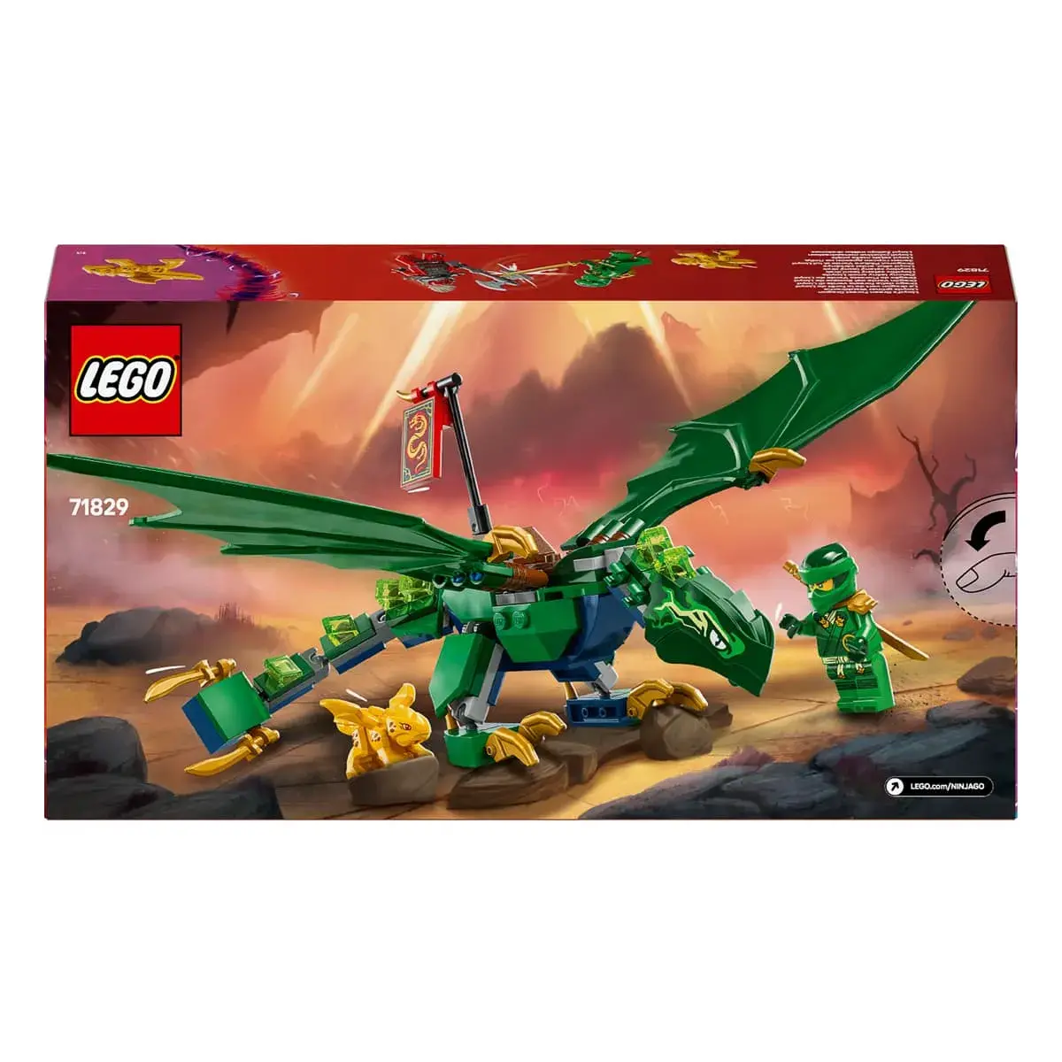 LEGO Ninjago Зелений лісовий дракон Ллойда 71829 — фото 8