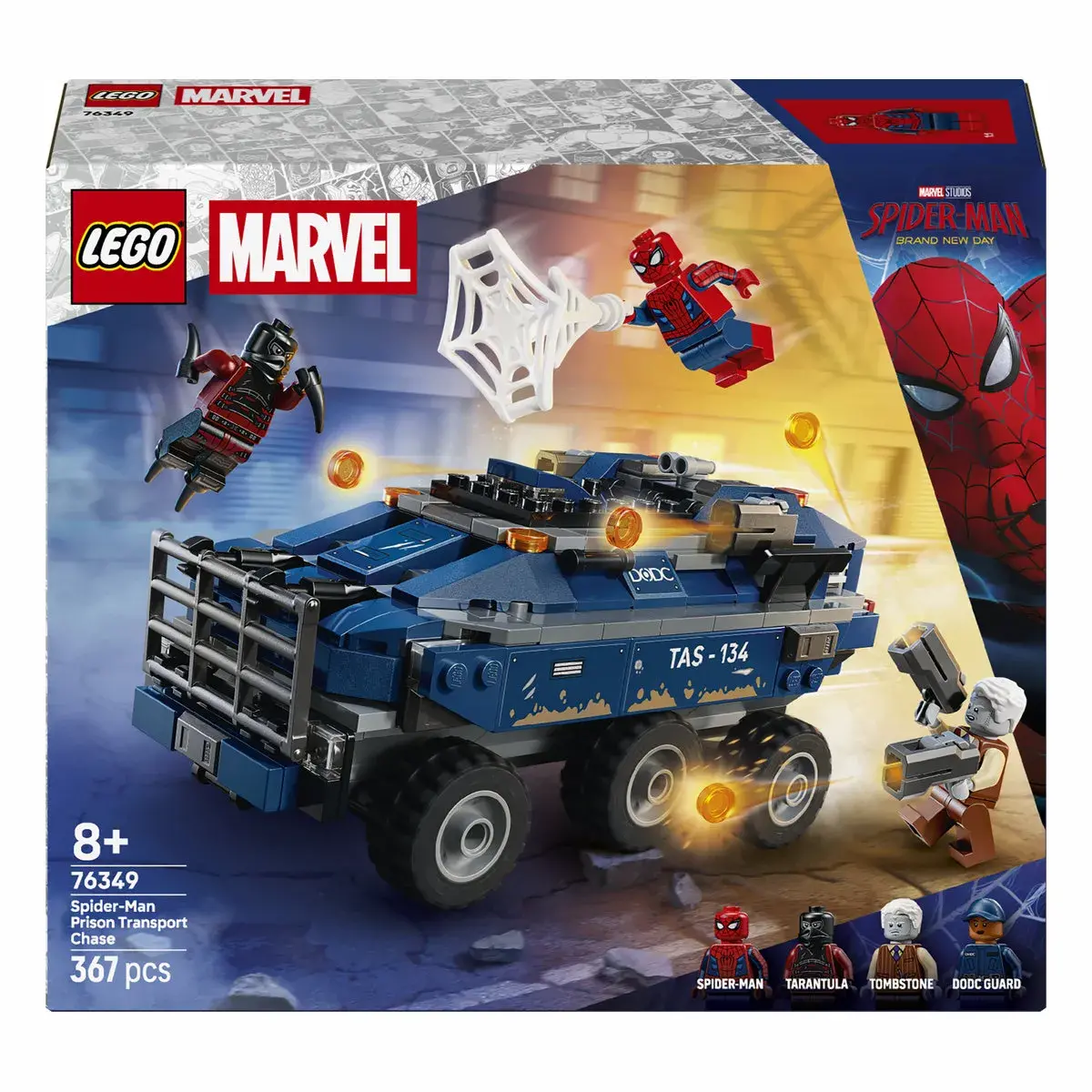 LEGO Super Heroes Marvel Переслідування Людиною-Павуком машини для перевезення злочинців 76349