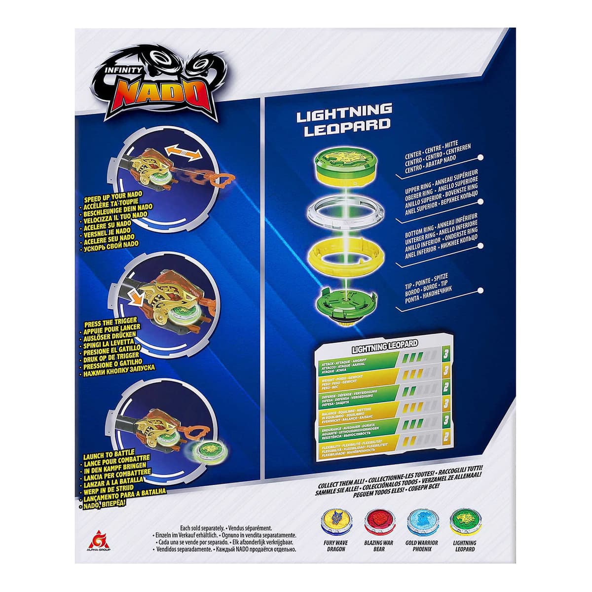 Набір Auldey Infinity Nado Starter Pack Leopard, EU654114 — фото 5