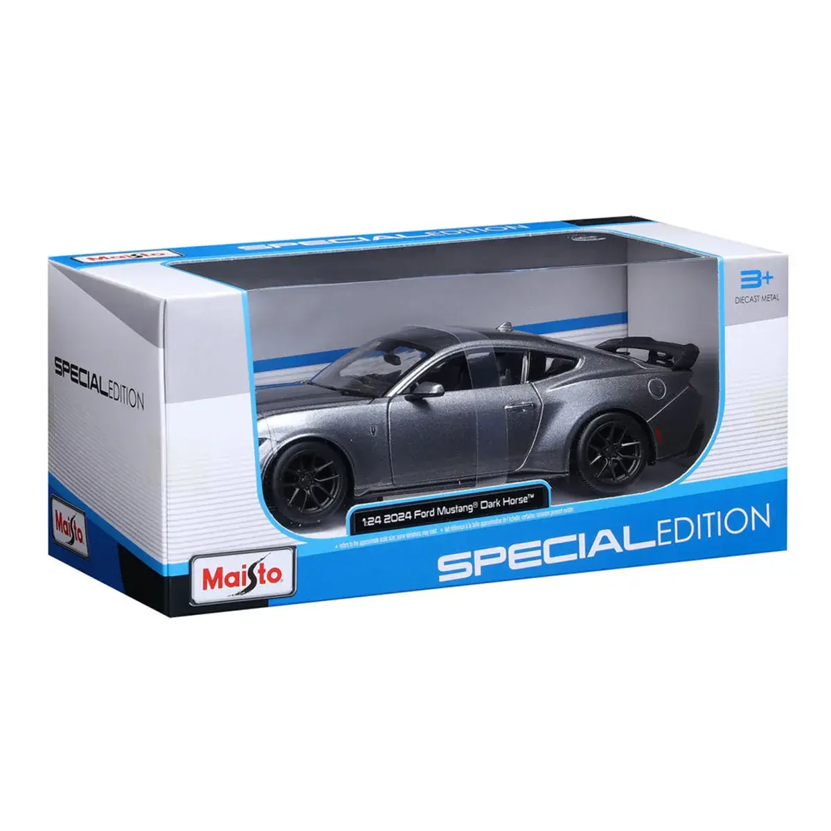 Автомодель Maisto 2024 Ford Mustang Darkhorse 1:24 (32925 met.grey) — фото 7